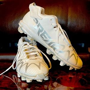 Adidas Freak Spark MD 23 Men's Football Cleats - White/Silver Size 10.5